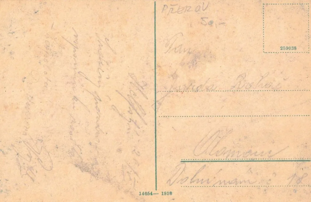 Helfštýn, MF, tisk 1918